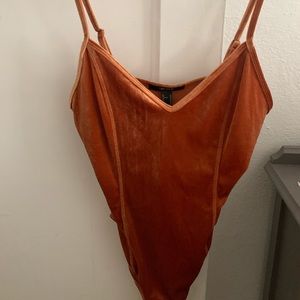 Velvet bodysuit